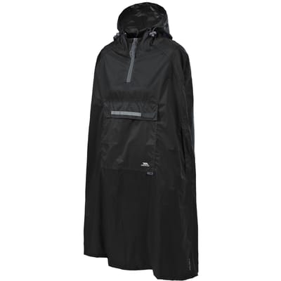 Trespass Unisex qikpac waterdichte opbergbare poncho met capuchon