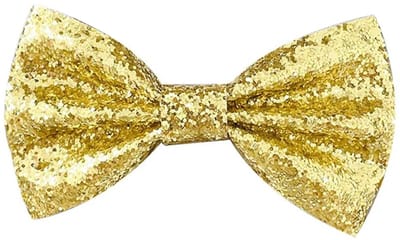 Sorprese Strik - Goud Glitter - Voorgestrikt - Vlinderstrik - Vlinderdas - Volwasennen
