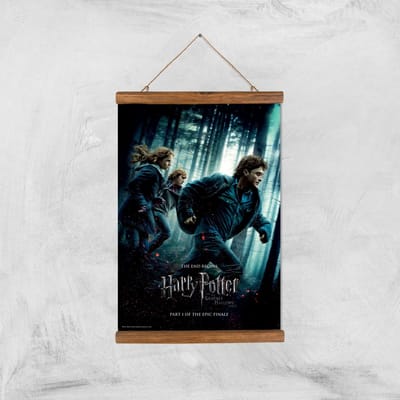 Harry Potter and the Deathly Hallows Part 1 Giclee Art Print - A3 - Wooden Hanger