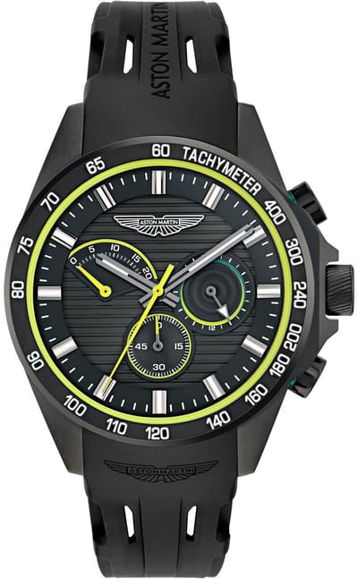 Aston Martin Aml Thrill HLC W MTRH1F503 Horloge - Siliconen - Zwart - Ø 44 mm
