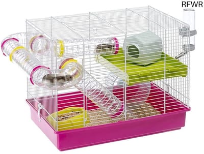 RFWR® Hamsterkooi met Accessoires 46 x 29,5 x 37,5 cm