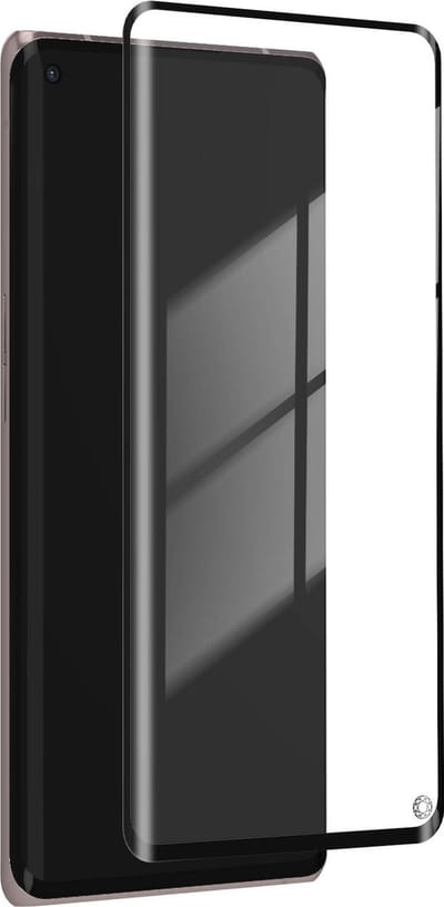 Force Case, Screenprotector geschikt voor Oppo Find X3 Neo - Organic Glass 3D, Transparant
