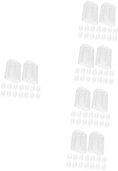 Tandenborstel Hoezen - Beschermkapjes Reis - Hygiënisch Opbergen - Stofvrij en Schokbestendig - 2.5 cm - Transparant