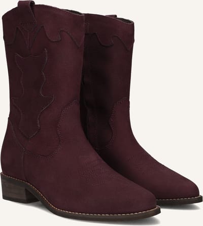 Wysh Nolia Laarzen - Nubuck - Meisjes - Paars - Maat 32