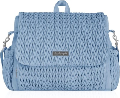 Omkeerbare Luiertas Rugzak en Schoudertas voor Unisex Volwassenen - Moonmist Blauw