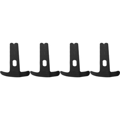 4 stuks Voorgesneden Elleboogtape Waterdicht Ademend Spierondersteuning Elastische Sporttape voor Hardlopen zwart