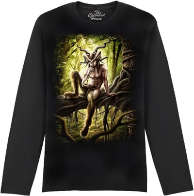 Faun On Black The Coloured House Longsleeve T-shirt XXL