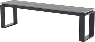 Lisomme Abel tuinbank grijs - 180 x 43 cm