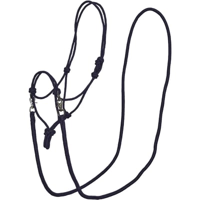 Imperial Riding - Rope Halter IRHAmbient - Touwhalster - Navy - Cob