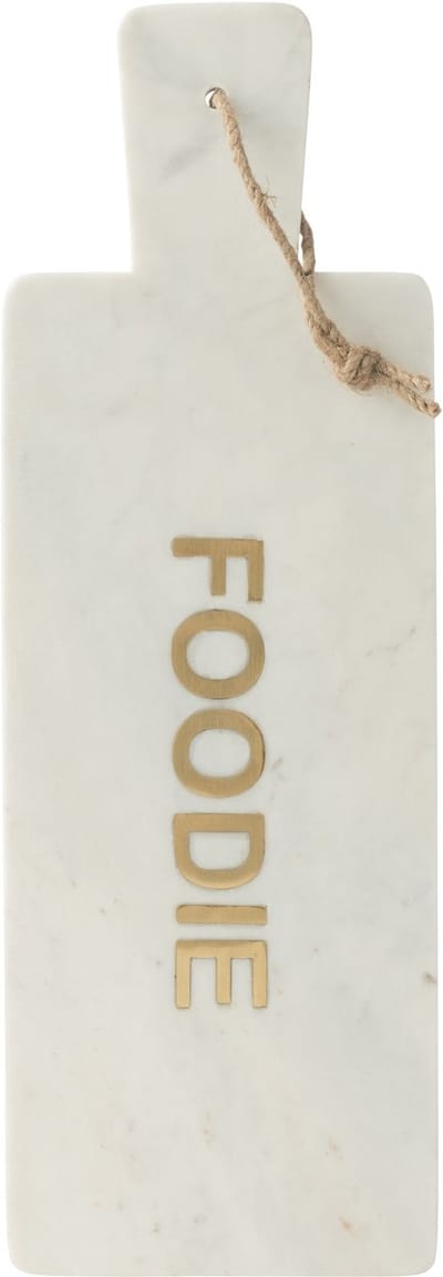J-Line snijplank Rechthoekig Foodie Marmer - steen - wit