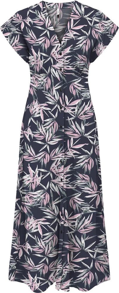 ONLY - ONLNOVA LIFE VIS MOLLIE LONG DRESS WVN - Dames - Maxi jurken