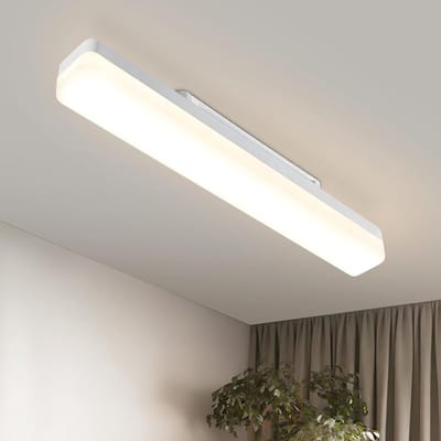 Glitzerlife - Led Plafondlamp - Flikkervrij En Oogvriendelijk - Plafondlamp Keuken - 4000K Daglicht - CRI80+ - 40Cm - Wit