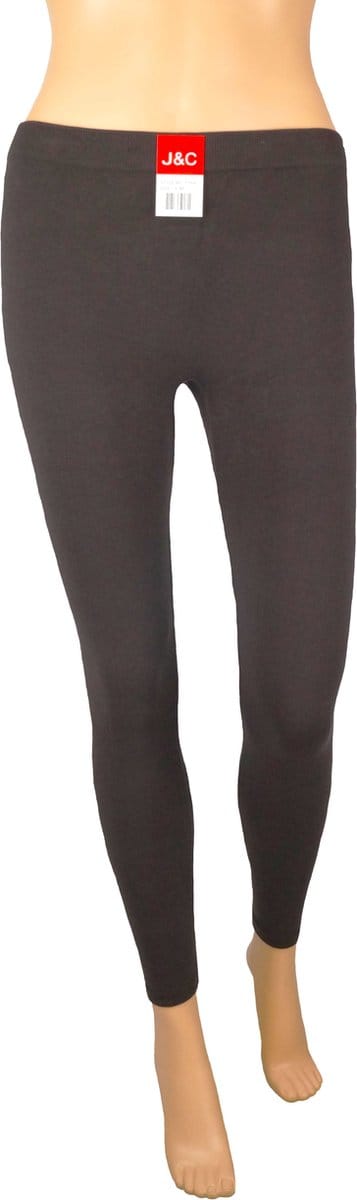 Dames legging J&C Donkerbruin - maat S/M