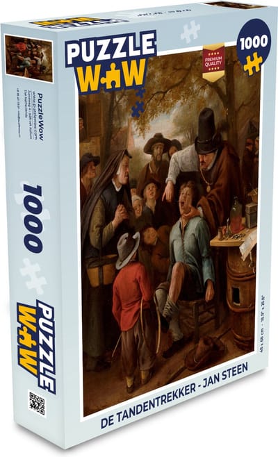 Puzzel De tandentrekker - Jan Steen - Legpuzzel - Puzzel 1000 stukjes volwassenen