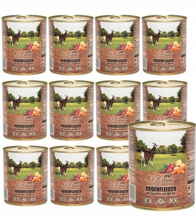 O'Canis - Hondenvoer - Kozenvlees met Groenten - Glutenvrij - 12x800g