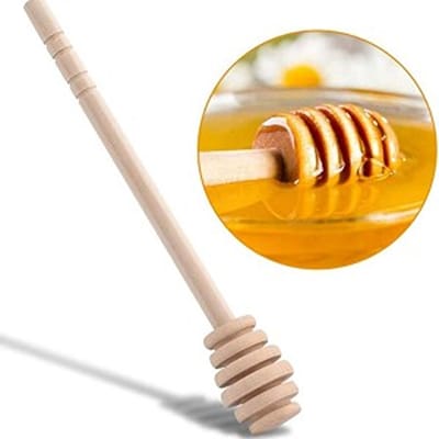 Knaak Houten Honing Lepel - Honingdraaier - Honeydipper - 1 Stuk