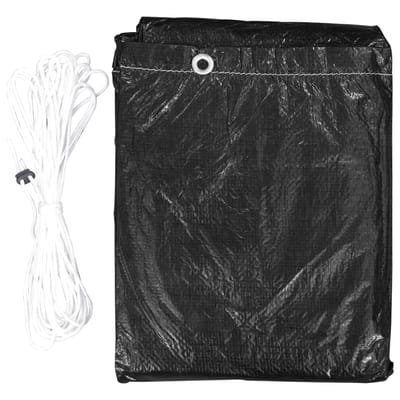 vidaXL - Tuinmeubelhoes - met - 12 - oogjes - 250x250x70 - cm