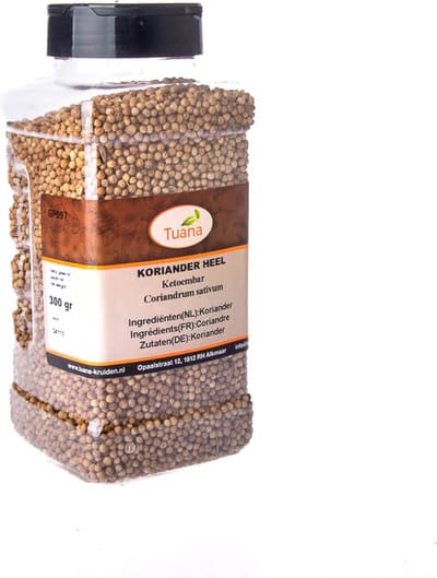 Tuana Kruiden - Koriander Heel / Ketoembar - Strooibus 300 Gram - Tuanashop - GP-K-0045
