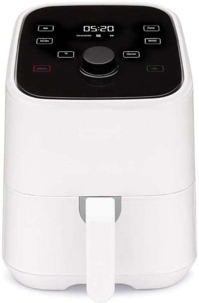 SCH® Mini airfryer - Airfryer - Airfryer klein - Wit - 22cm x 28cm x 27cm