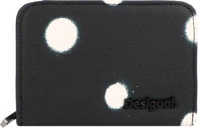 Desigual Portemonnee New Splatter Maya Small Wallet Black Zwart