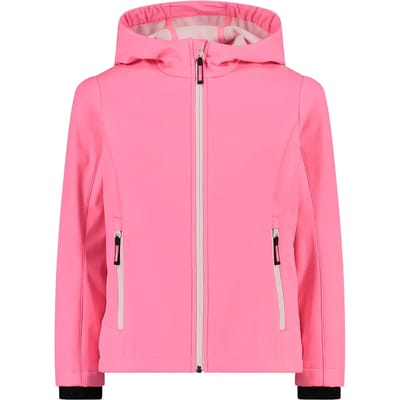 Cmp Fix Hood 3a29385n Softshelljack Roze 14 Years Jongen