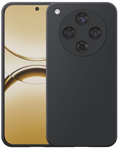 Geschikt voor Oppo Find X8 Telefoonhoesje Zwart Flexibel Siliconen TPU hoesje - Flexible Back Cover Case Siliconen TPU - Zwart - Smartphonica geschikt voor Oppo Find X8