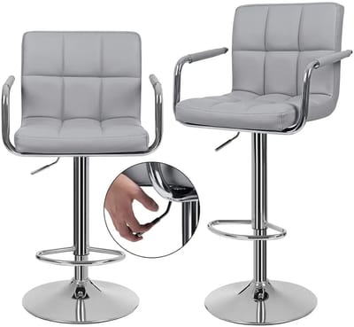 Barkruk - Kruk - Bar - Eetkamerstoelen - Eetkamerstoel - Stoel - Bar Stoel - Stoel - Stoeltje - Stoelen - Barkruk Set Van 2