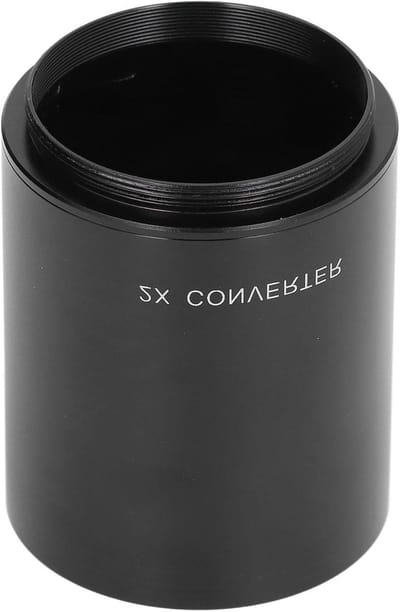 Teleconverter Lens - Vergrotingslens Camera - Verdere Onderwerpen Fotograferen - 2x Vergroting - T Vatting - Zwart