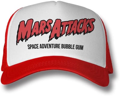 Mars Attacks Space Adventure Bubble Gum-truckerpet TPS-94-MA9901-DTF039