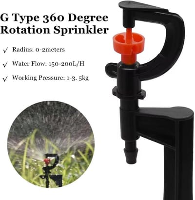 20 stuks sprinkler sproeier koppen voor 360 graden rotatie in tuin en gazon onderdelen