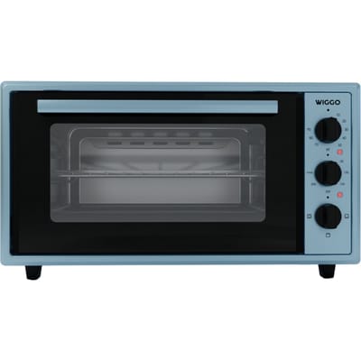 Wiggo WMO-E456(A) - Vrijstaande Mini Oven - Electrisch - 60 CM - 45 liter - 2000 W - 5 Jaar Garantie - Aqua Blauw