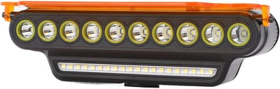 LED-fietsvoorlicht met hoge helderheid, draadloze afstandsbediening, multifunctionele voorlichtkap met slim display en powerbank.