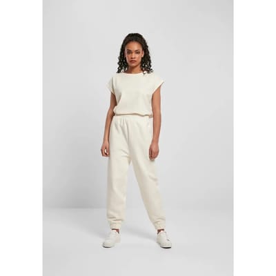 Urban Classics - Organic High Waist Ballon Dames joggingbroek - XL - Creme