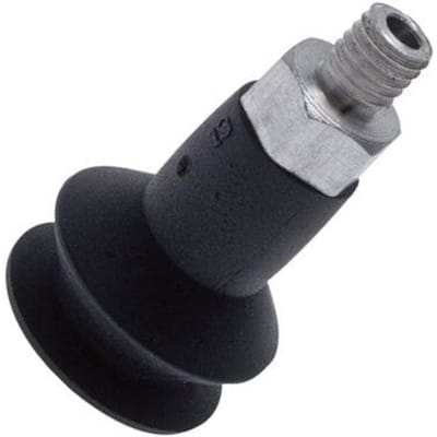 9mm Balg CR Zwart Vacuümzuignap M5 Slag 3.5mm
