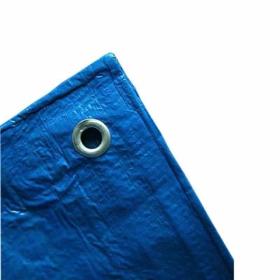 Blauwe Geweven Afdekzeil 5x6m (30m²) - Waterdicht en UV-bestendig Zeil