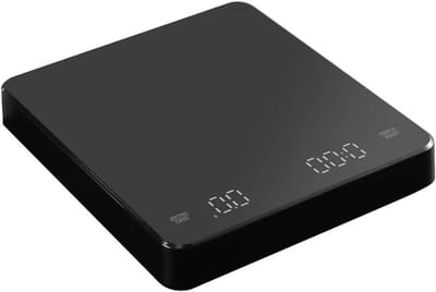 Digitale Keukenweegschaal - Precisie Weegschaal - Koffie Bereiden - Ingebouwde Timer - 3 kg Capaciteit - Zwart