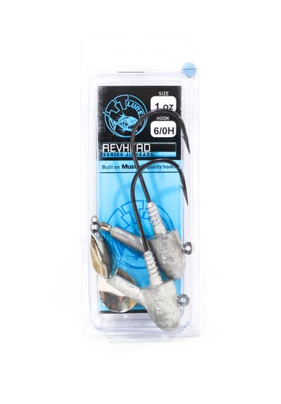 Tackle Tactics TT Rev Head Jig Head HD Nikkel Colorado 1oz 6/0 XH (8546)
