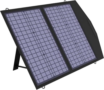Zonnepaneel, 60W Solar Panel Foldable Solar Charger Dual 5V USB 18V DC Output waterdicht for campingboten for mobiele telefoons