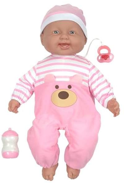 Zachte 20-Inch Roze Babypop met Toebehoren - Perfect voor Kinderen