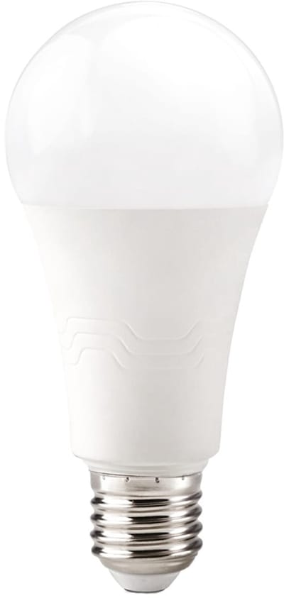 Kobi LED Lamp E27 18W - 2000lm - 3000K - 230V - Standaardvorm - Voor Hoge Lichtbehoefte in Woonkamer of Werkruimte