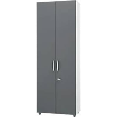 Schäfer Shop Select LOGIN kast, 6 dossierhoogtes, B 800 x D 420 x H 2240 mm, wit/grafiet