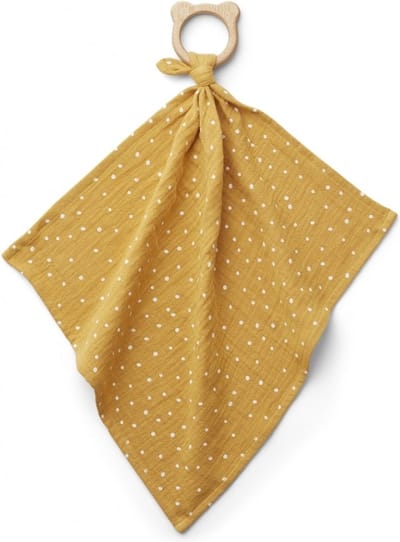 Liewood- Knuffeldoek Dines met Bijtring - Knuffeldoekjes