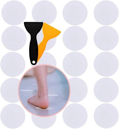 Set van 20 Antislip Stickers voor Badkuip, Douche en Trap - Veiligheid, Grip en Comfort