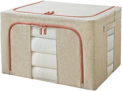 Opbergdoos - Opbergtas Kleding - Thuis Organiseren - Stalen Frame - 50x40x33cm - A