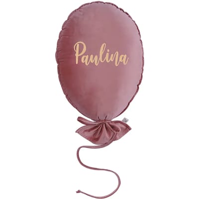 Deluxe kussen ballon blush roze gepersonaliseerd Malomi Kids