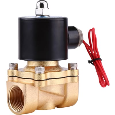 AC 220V 34  NC elektrische solenoïdeklep zinklegering behuizing voor water olie lucht gas