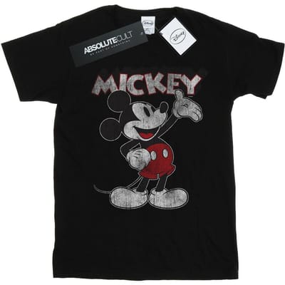 Disney Jongens Mickey Mouse Presents T-shirt (Zwart)