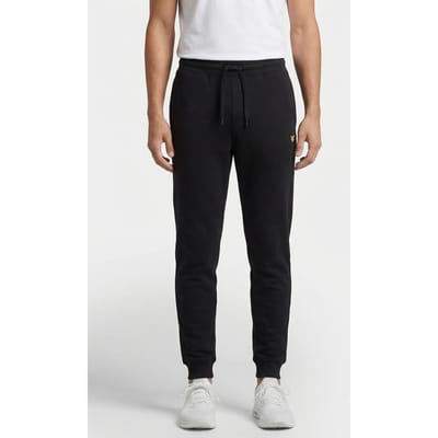 Lyle & Scott Skinny Sweatpant Jet Black Size: S | Sweatpants Outlet | Heren | Zwart