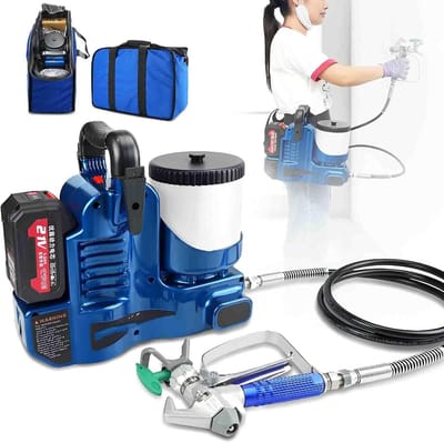 Elektrische Verfspuit - Airless Spuitpistool - Glad Verf Resultaat - 6 Snelheidsinstellingen - 1.2L Reservoir