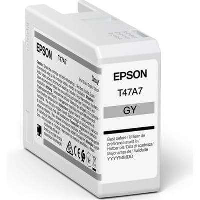 Original Ink Cartridge Epson C13T47A700 50 ml Black Grey